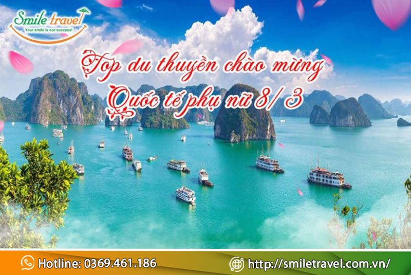 Gợi ý những du thuyền giá rẻ cho ngày Quốc tế Phụ nữ 8/3